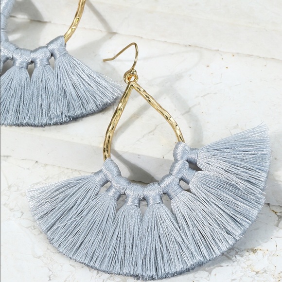 Jewelry - New Tear Drop Tassel Earrings